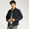 Men Regular Fit Spread Collar Quilted Corduroy Jacket