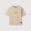 Boys Boxy Fit Round Neck Solid Acid Wash T-Shirt