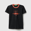 Boys Regular Fit Round Neck Graphic Print Be Yourself T-Shirt