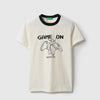 Boys Regular Fit Round Neck Graphic Print Game On T-Shirt