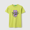 Boys Regular Fit Round Neck Graphic Print Talent Varsity T-Shirt
