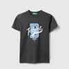 Boys Regular Fit Round Neck Graphic Print Talent Varsity T-Shirt