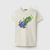 Boys Regular Fit Round Neck Graphic Print Bright Graffiti T-Shirt