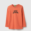 Boys Regular Fit Round Neck Graphic Print Sport Attitude T-Shirt