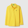 Boys Regular Fit Polo Neck Solid Pique T-Shirt