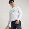 Men Regular Fit Round Neck Graphic Print Italy Sweatshirt