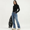 Women Washed Bootcut Fit Jeans