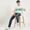 Men Straight Fit Solid Vintage Jeans