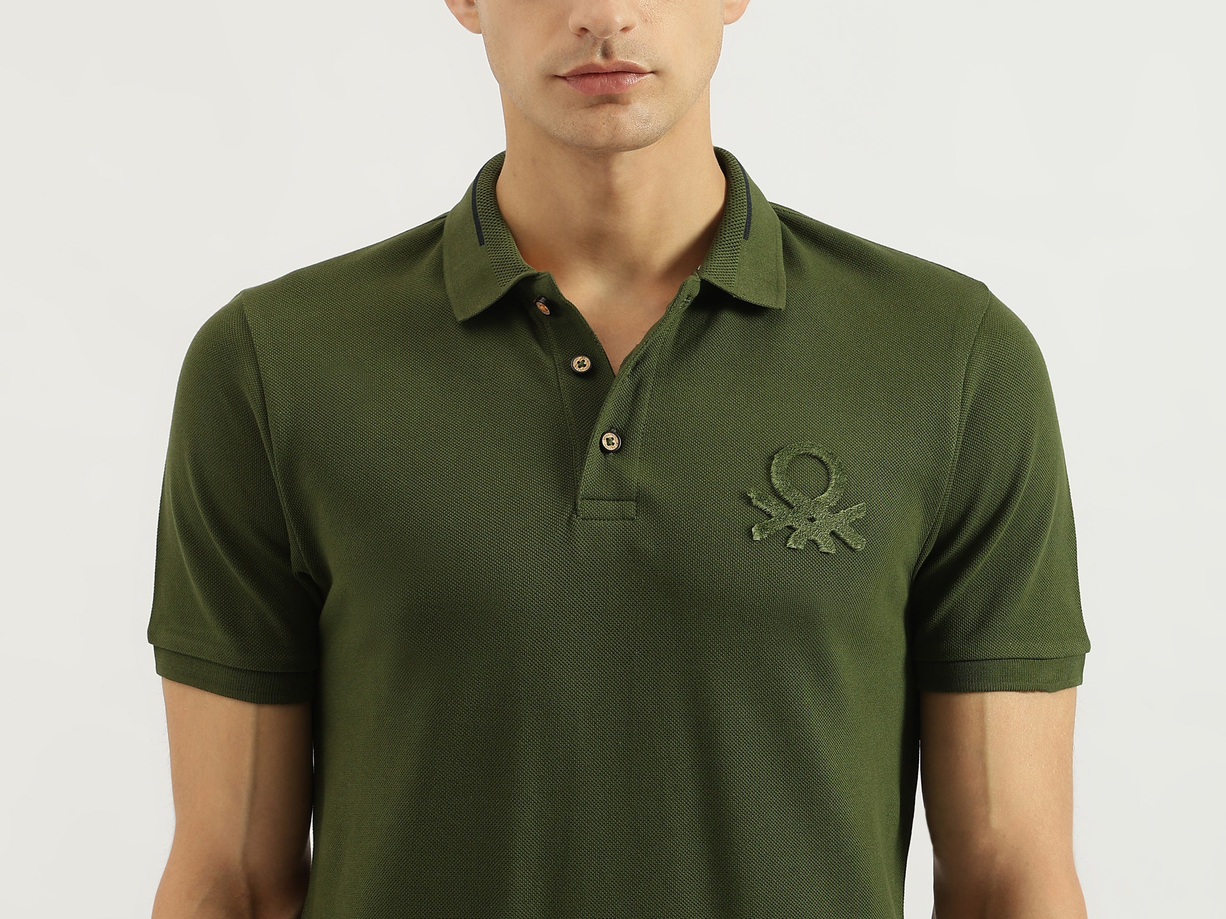 Men Regular Fit Polo Neck Solid T Shirt United Colors Of Benetton Store men-regular-fit-polo-neck-solid-t-shirt-united-colors-of-benetton-store