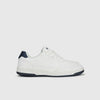 Men Perforations Lace-Up Round Toe Court Sneakers