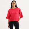 Regular Boat Neck Solid Top