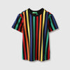 Boys Regular Fit Round Neck Striped T-shirt