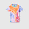 Boys Regular Round Neck Abstract T-Shirt