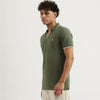 Men Regular Johny Collar Solid T-Shirt