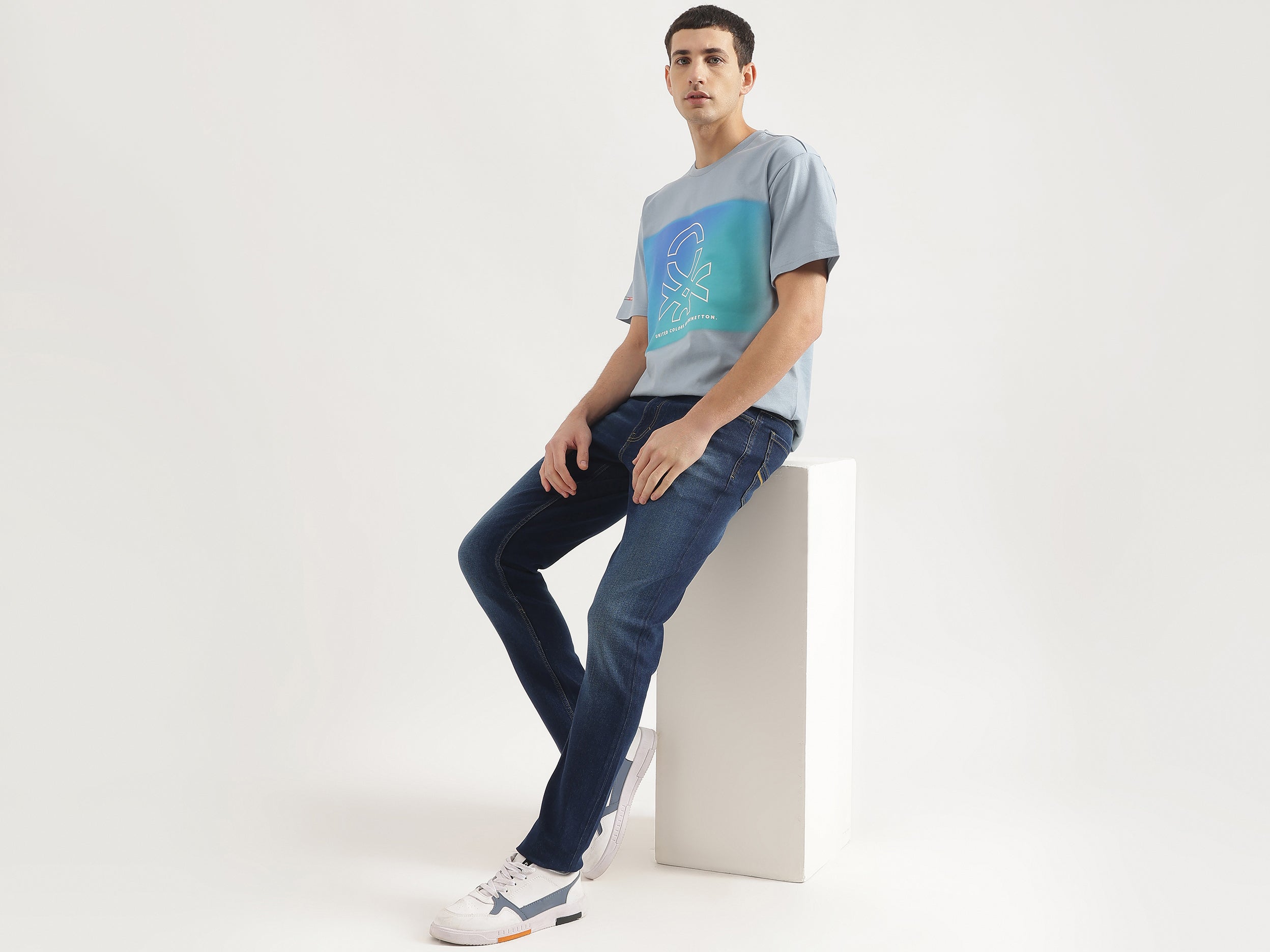 Solid Skinny Fit Jeans – United Colors of Benetton Store