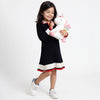 Regular Fit Polo Neck Ribbed Dress