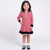 Regular Fit Polo Neck Ribbed Dress
