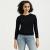 Round Neck Solid Sweater