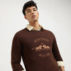 Regular Fit Crew Neck Embroidered Sweater