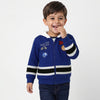 Regular Fit Hooded Neck Color Block Sweatshirt
