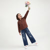 Regular Fit Hooded Neck Embellished Sweatshirt