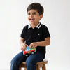 Regular Fit Polo Neck Solid T-Shirt