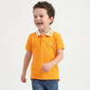 Regular Fit Polo Neck Solid T-Shirt