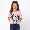 Cropped Fit Crew Neck Graphic Print T-Shirt