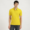 Regular Fit Polo Neck Solid Basic Pique T-Shirt