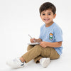 Relaxed Fit Crew Neck Solid T-Shirt