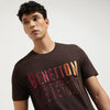 Relaxed Fit Crew Neck Typography T-Shirt