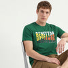 Regular Fit Crew Neck Typographic Print T-Shirt