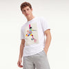 Relaxed Fit Round Neck Graphic Print Football Todos Jersey Tee