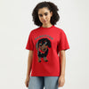 Round Neck Graphic Print T-Shirt