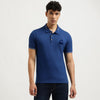 Regular Fit Polo Neck Solid T-Shirt