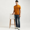 Regular Fit Polo Neck Solid T-Shirt