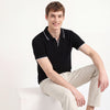 Regular Fit Johny Collar Solid T-Shirt