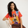 Regular Fit Round Neck Graphic Print T-Shirt