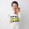 Regular Fit Crew Neck Typography Sweatshirt
