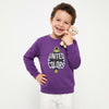 Regular Fit Crew Neck Typography Sweatshirt