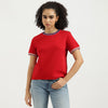 Round Neck Solid T-Shirt