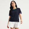 Round Neck Solid T-Shirt