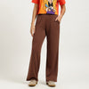 Solid Straight Fit Trousers