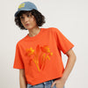 Crew Neck Applique T-Shirt