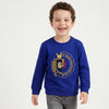 Regular Fit Round Neck Embroidered Sweatshirt