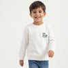 Regular Fit Round Neck Embroidered Sweatshirt