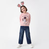 Relaxed Fit Hooded Neck Graphic Print Sweatshirt