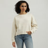 Round Neck Printed Emblem Sweatshirt