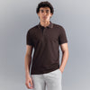 Relaxed Fit Polo Neck Solid Triblend Gold Tipping Pique T-Shirt