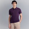 Relaxed Fit Polo Neck Solid Triblend Gold Tipping Pique T-Shirt
